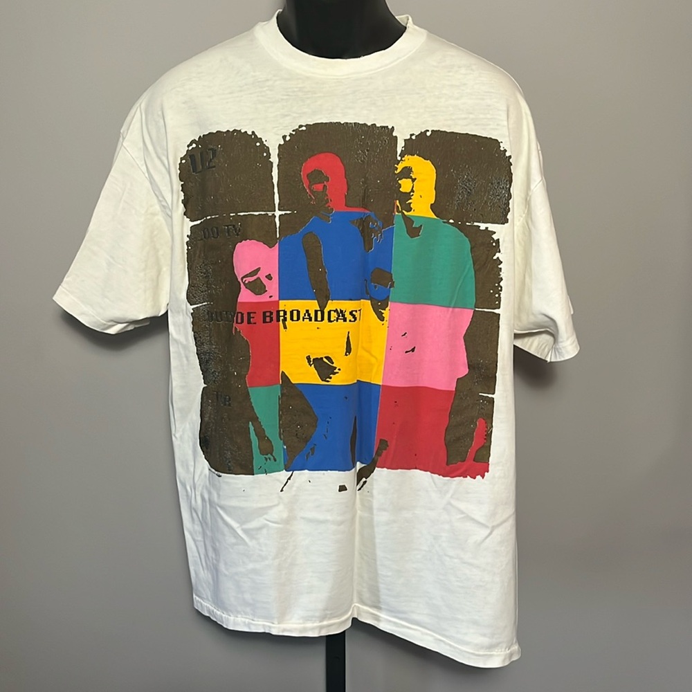 U2 Zoo TV VINTAGE Outside Broadcast Tour XL Concert T Shirt 1992